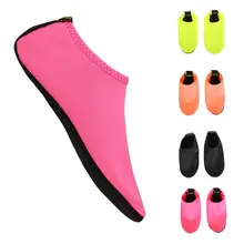 1 пара летняя водонепроницаемая обувь для плавания Для женщин Для мужчин пляжные туфли из кожи Плавание летние спортивные дышащие носки пляжные Быстросохнущие кроссовки