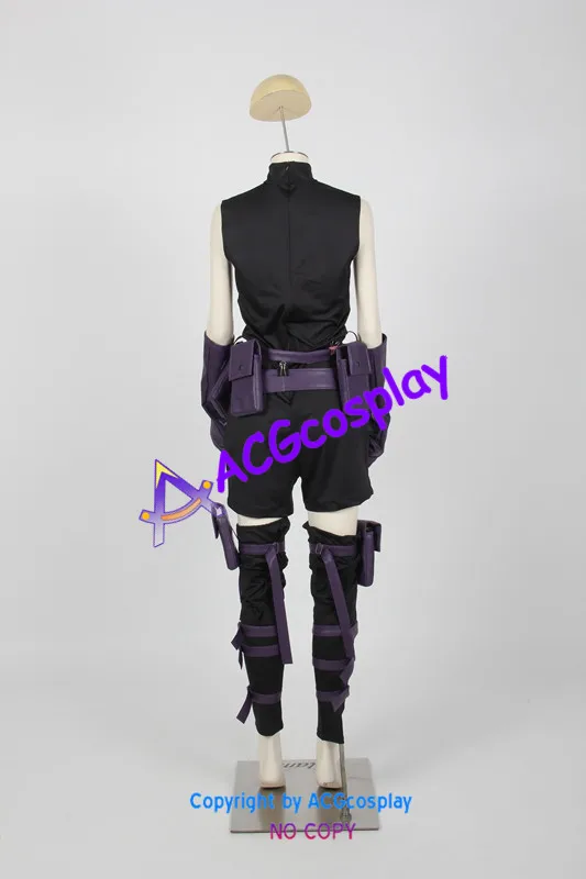 Huntress cosplay costume black version from dc comic ACGcosplay include belts and bags