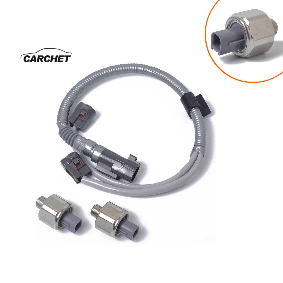 Датчик детонации CARCHET с проводным жгутом для Toyota Knock сенсор для Toyota Avalon Camry LEXUS ES300 GS300 8961512090