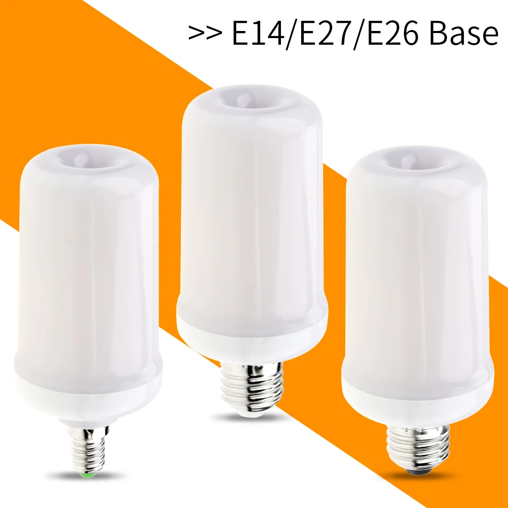 CanLing E14 LED 220V творческая лампа с эффектом пламени E27 5W Мерцающая поддельная