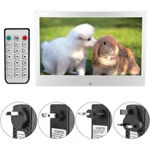 11.6Inch IPS Screen 1920*1080 Metal Digital Photo Frame Electronic Clock Calendar Silver