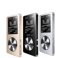 Из Металла Mp3 плеер Портативный цифровой аудиоплеер с 1,8 дюймов Экран FM Электронная книга Запись часы TF карты
