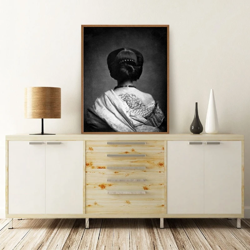Arabesque Tattoo Wall Art Print