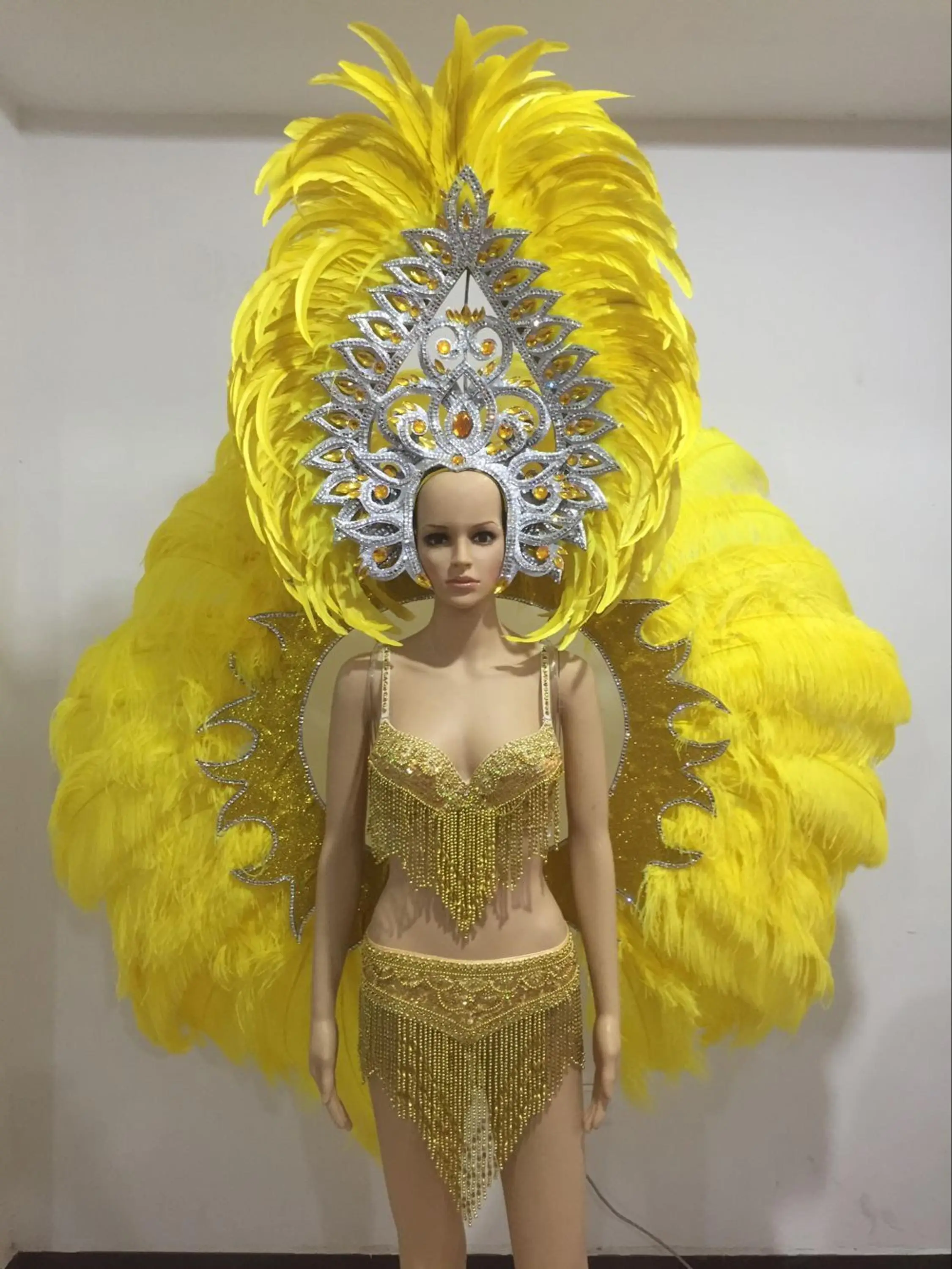 

Latin dance Samba accessories Fashion exquisite headdress feathers Delicate dance shows accessories