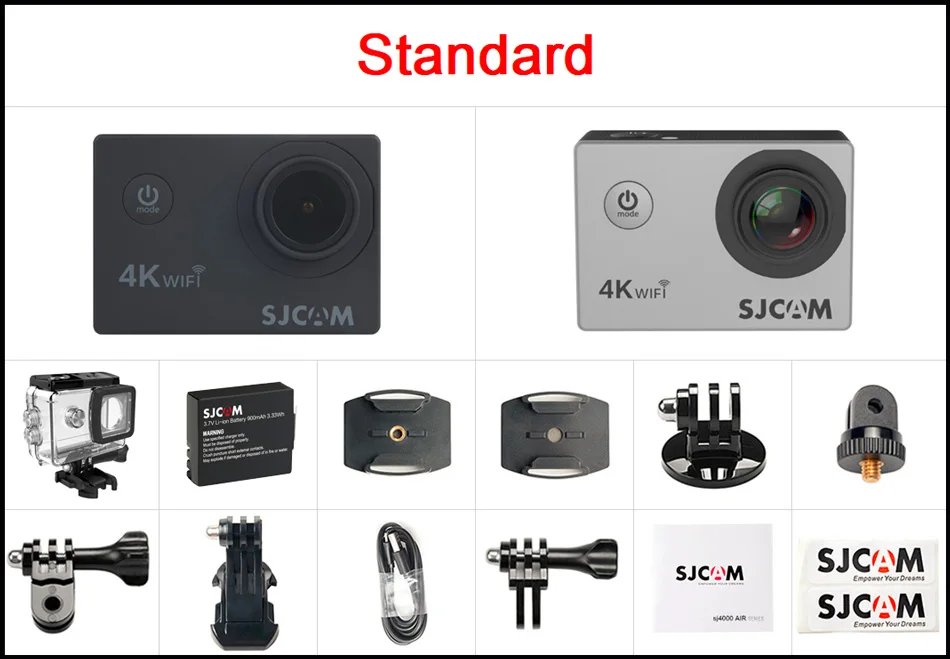 SJCAM SJ4000 AIR экшн-камера Full HD Allwinner 4K@ 30fps wifi 2," экран Водонепроницаемая подводная камера Спортивная DV Cam