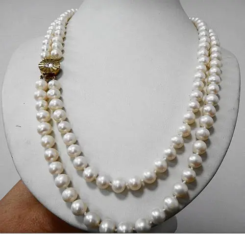 

huij 001324 17"19"8-9MM SOUTH SEA WHITE PEARL NECKLACE