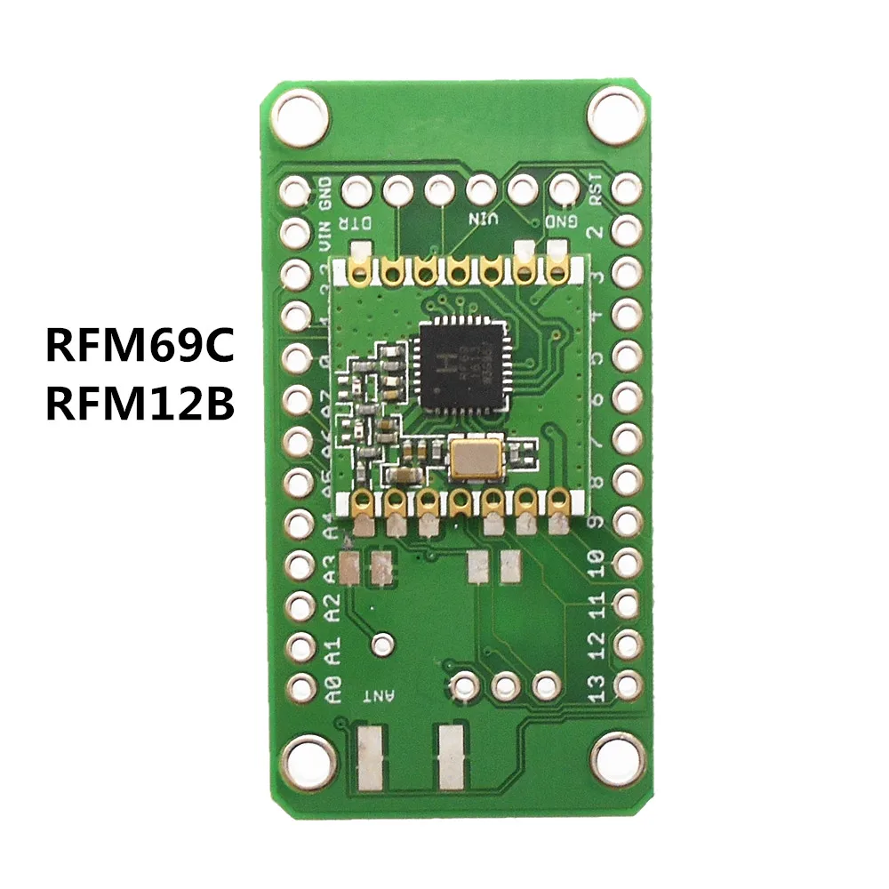 Беспроводная плата разработки модуля LoRa 3 В может использоваться для RFM69C RFM69CW RFM12B