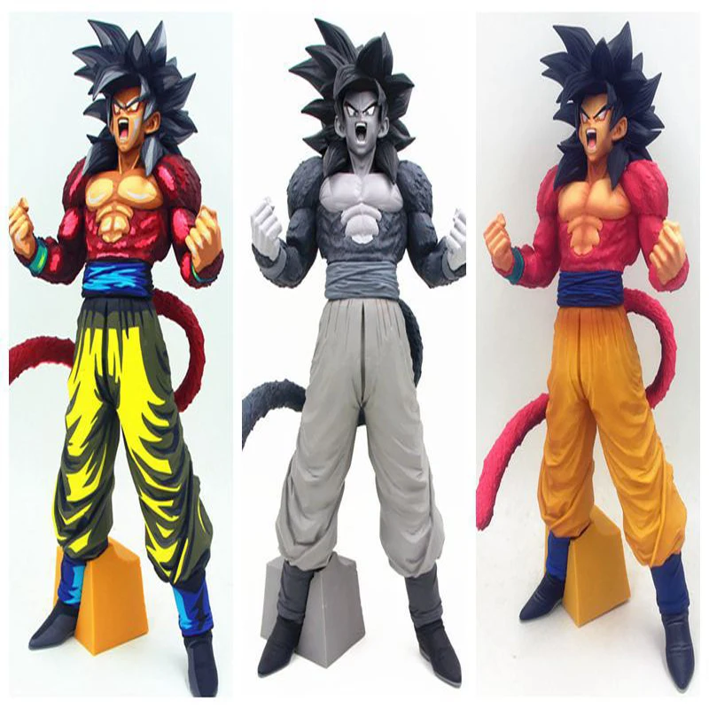 

SMSP Special Anime Paint Color 30CM Dragon Ball Z Super Saiyan GT The Son Goku PVC Action Figure Collection Model Toy