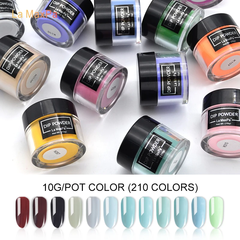 LaMaxPa Colors Dipping Powder Without Lamp Cure Nails Dip Powder