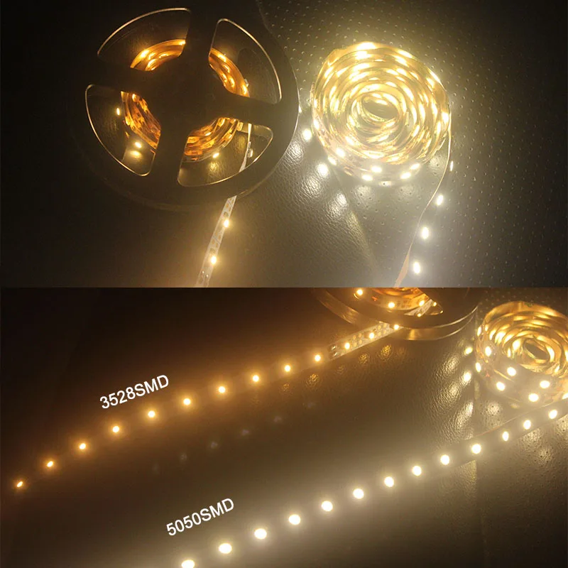 Светодиодный источник питания для шкафа 5 В 50 см 1 м 2 SMD 3528/5050 USB кабель ТВ фоновая