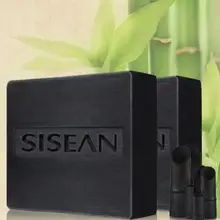 Мыло ручной работы с бамбуковым углем, эфирное масло для умывания лица, Отбеливающее мыло, средство для удаления угрей, лечение акне, контроль масла 100 г