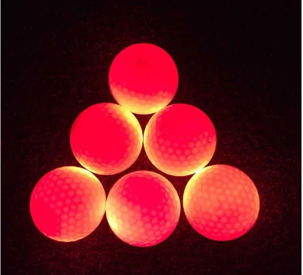 Светящиеся мячи для гольфа флуоресцентные мячи для гольфа