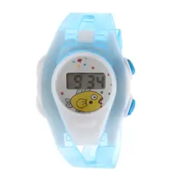 Дети мальчик девочка студент watch Sport время часы электронные цифровой ЖК-дисплей наручные часы best подарок #2AP30 * YL * YL