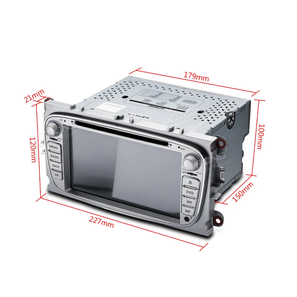 Discount XTRONS 7" HD Radio 2 din Stereo Car DVD Player GPS For Ford Kuga 2008 2009 2010 2011 2012/Galaxy II Focus II Mondeo C-Max S-Max 3