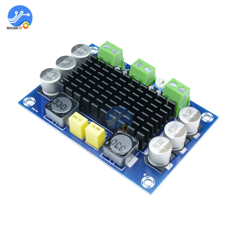 TPA3116D2 моно усилитель платы 100W DC 12V 26V аудио цифровой AMP модуль высокой мощности