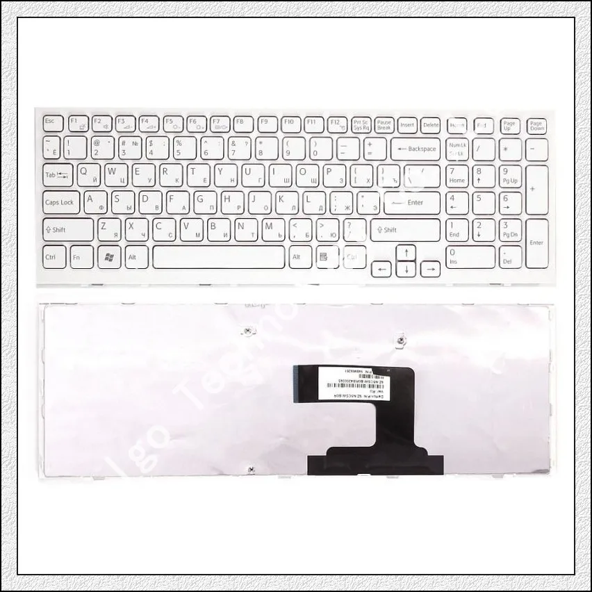 

Russian Keyboard for Sony Vaio VPC-EL VPCEL VPC EL PCG-71C11L PCG-71C12L EL111T EL112T EL15EC VPC-EL111T PCG-71C11T RU WHITE