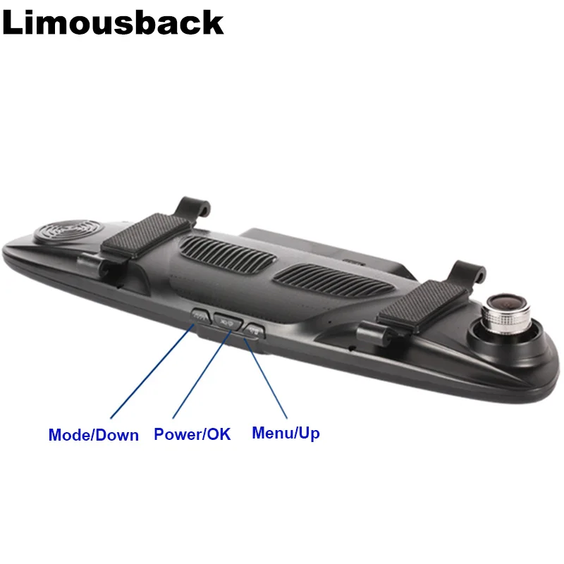 Автомобильный видеорегистратор Limousback Full HD 1080P 7 0 дюймов сенсорный двойной