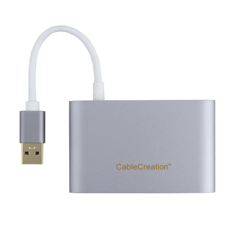 Кабель USB C концентратор Тип к TF/Micro SD и MMC кардридер + 2 3 0 адаптер серый/золотой| |