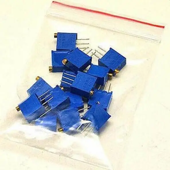 

3296 potentiometer package Adjustable resistance package 100 r - 1 m each one on a total of 13 for arduino