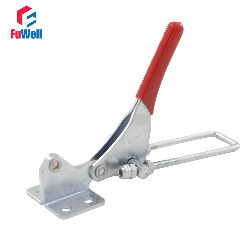 Uptell 225Kg Holding Capacity U-Shaped Clamping Bar Toggle Clamps GH-40324 2pcs Uptell 225Kg Holding Capacity U-Shaped Clamping Bar Toggle Clamps GH-40324 2pcs