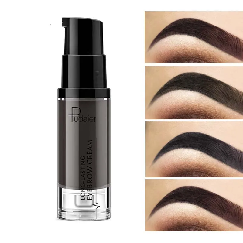 

Manooby Long-lasting Eyebrow Cream Natural Liuqid Eyebrow Gel Makeup Eye Brow Tint Brows Pigment Black 2018 New