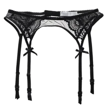 3 цвета тонкий женский сексуальный подвязка Пояс для чулок женский сплошной цвет кружева подвязка металлические зажимы нижнее белье для девочек GA1014