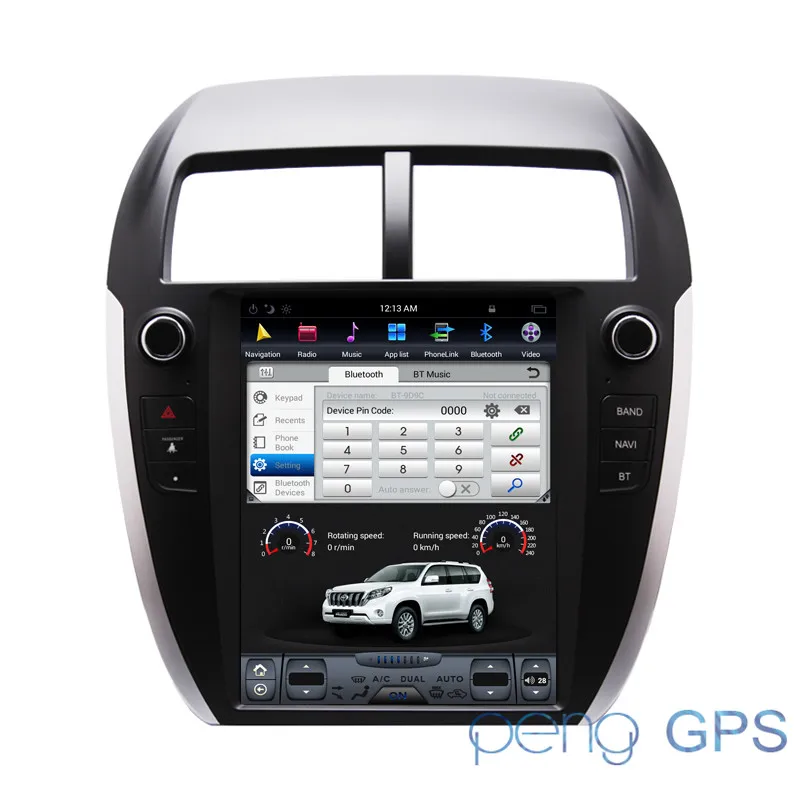 Автомобильный DVD плеер Tesla style GPS навигация Android для MITSUBISHI ASX RVR Outlander Sport 2010 14 стерео