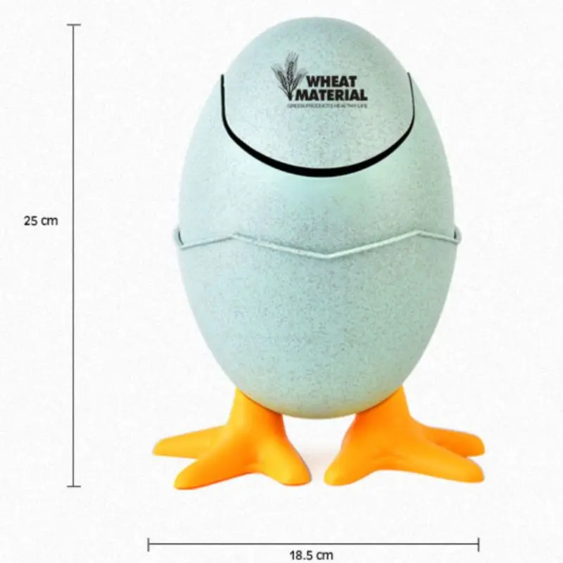 1 шт./партия, ящик для хранения отходов типа пшеничного яйца, настольный мусорный контейнер для мелких мелочей с откидной крышкой, зеленый/светло-красный/бежевый мусорный бак