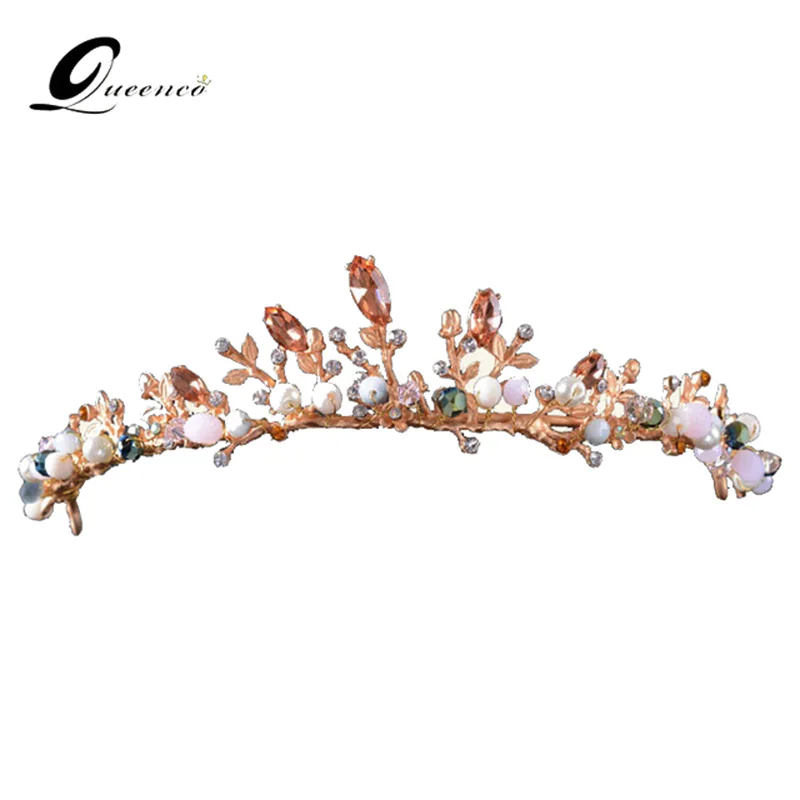 

Baroque Bride Wedding Headdress Crown Vintage Diadem Fashion Bridal Jewelry Ornaments Luxury Queen Women Hairband Hair Jewelry