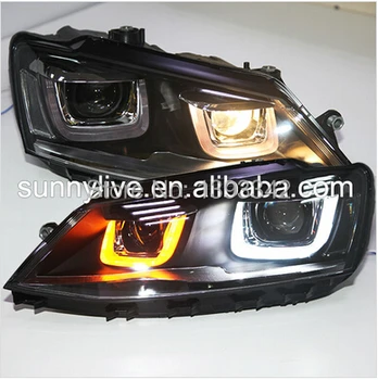 

For VW New Jetta MK6 / Sagitar LED Headlight U Style 2011-2014 year SYv1