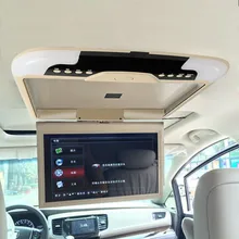 13 дюймов TFT LCD Flip Down Монитор Крыше Автомобиля Установлен Монитор Бежевый