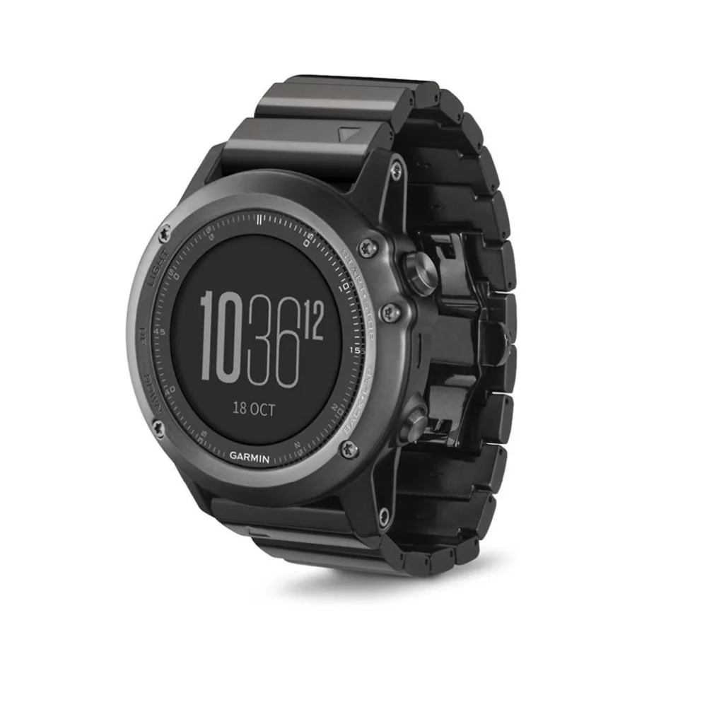 26 мм Нержавеющая сталь металлических групп ремешок для Garmin Fenix 3 полосы Совместимость HR сапфир D2 Tactix Quatix Bravo с T