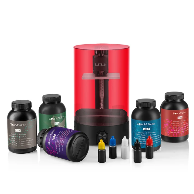 Best Price Resin 3d printer WOW sparkmaker light curing UV Resin SLA ! DLP ! LCD 3d printer/express shipping from Moscow Russian Best Price Resin 3d printer WOW sparkmaker light curing UV Resin SLA ! DLP ! LCD 3d printer/express shipping from Moscow Russian