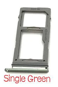 Single Green 20Pcs/Lot, For Samsung Galaxy S10 S10 Plus SIM Card Tray Slot Holder Replacement Part - Color: Single Green