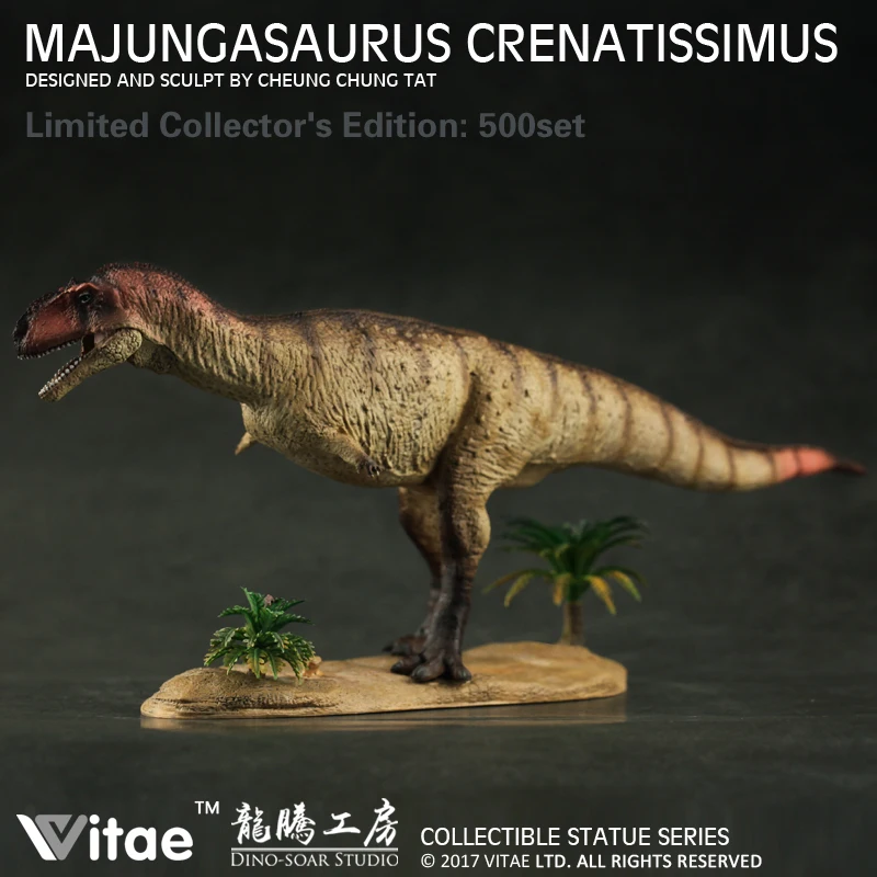 1:35 динозавр Юрского периода модель мира сценария набор Majungasaurus Crenatissimus Deperer 1986 Carcharodontosaurus