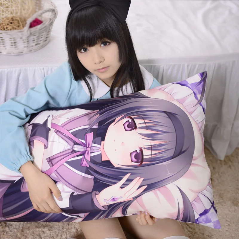 Аниме Puella Magi Madoka Magica Akemi Homura обнимающая Подушка Чехол длинный Otaku взрослая 35*55/160*50