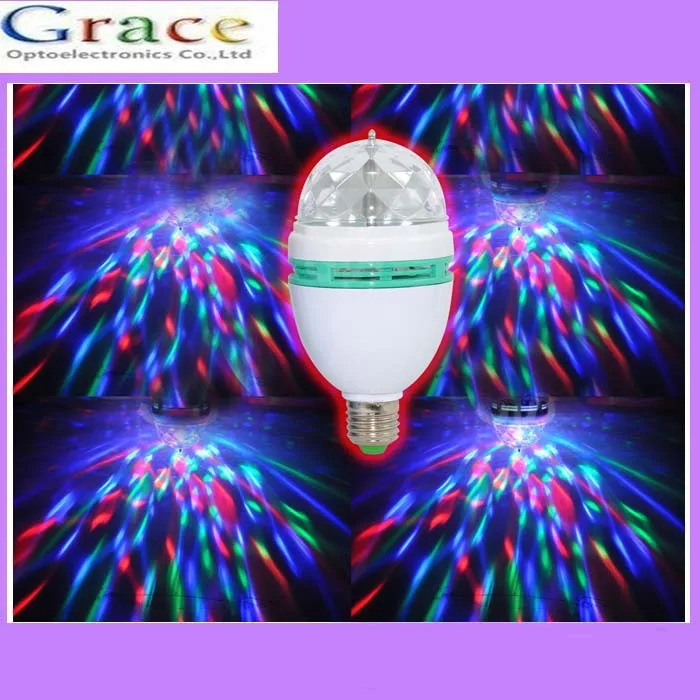 3W RGB LED Mini Party Light Dance Party Lamp Holiday Lights Auto