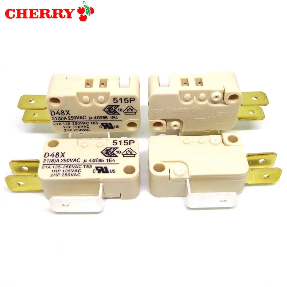 Оригинальный микропереключатель CHERRY D48X 21A 250 В 10 шт. новый и