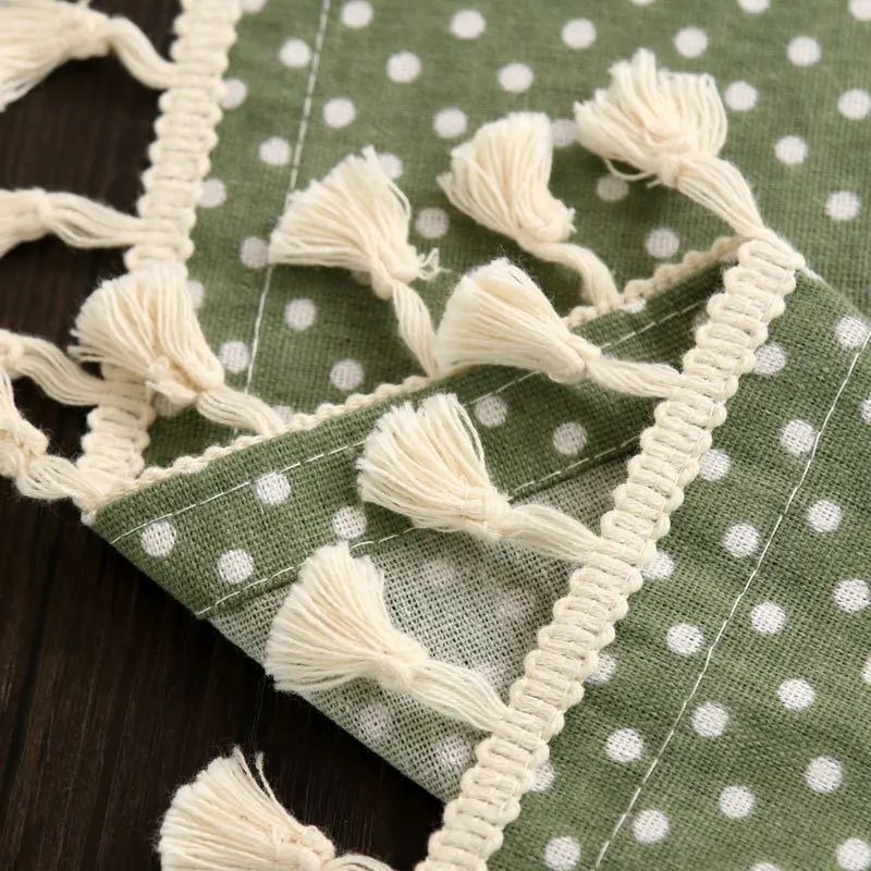  Dot Plaid Table Cloth Dinner Rectangular Antiderapant Tablecloth Home Kitchen Tischdecke Decor Stri