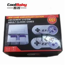 Супер Мини AV Out Ретро Классический Портативный игровой плеер семья ТВ Видео игровая консоль детство встроенный 660 8bit игры