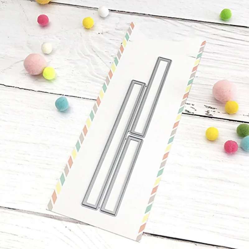

Sentiment Strips Metal Cutting Dies Stencils For DIY Scrapbooking Album Photo Paper Cards Crafts Embossing 2019 Cutting Dies New
