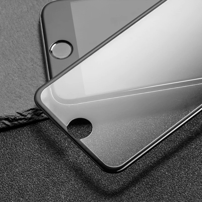 OTAO 3D Volle Abdeckung Gehärtetem Glas Screen Protector Für Apple iPhone 6 6S 7 8 Plus Aluminium L