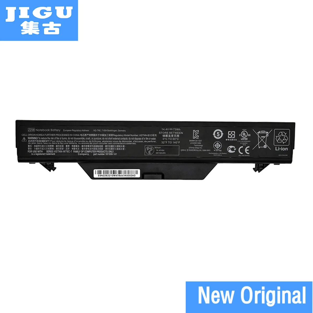 

JIGU HSTNN-W79C-7 HSTNN-I62C-7 HSTNN-IB88 Xb89 IB89 OB89 Original Laptop Battery For HP For ProBook 4510s 4515s 4710s 4720s