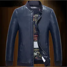 AILOOGE весна и осень Стиль люксовый бренд для мужчин s бизнес кожаный блейзер куртки для мужчин пальто из овечьей кожи мужская одежда