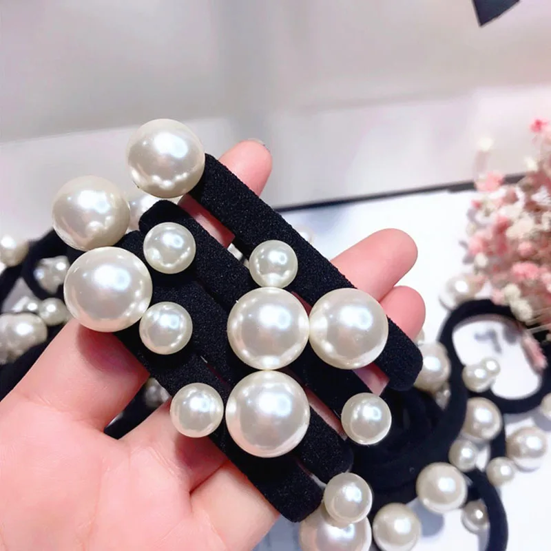 

Fashionable simple size Pearl hairline Korean version of the hairline Nail ball headband hair decoration