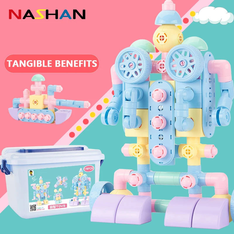 

Pipe Magnetic Designer Construction Set Tank Helicopter Magnet blocks Toy Magnetic Blocks Building Educational Toys Kids Gifts