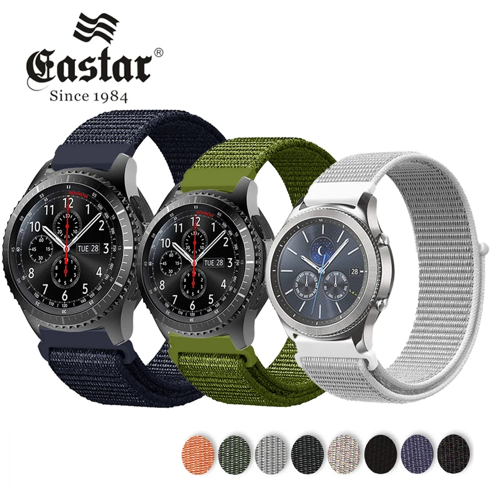 

Quick Release Nylon Strap For Samsung Gear S3 Band Frontier 22mm Strap for Xiaomi Huami Amazfit Bip Smart Watch Bracelet