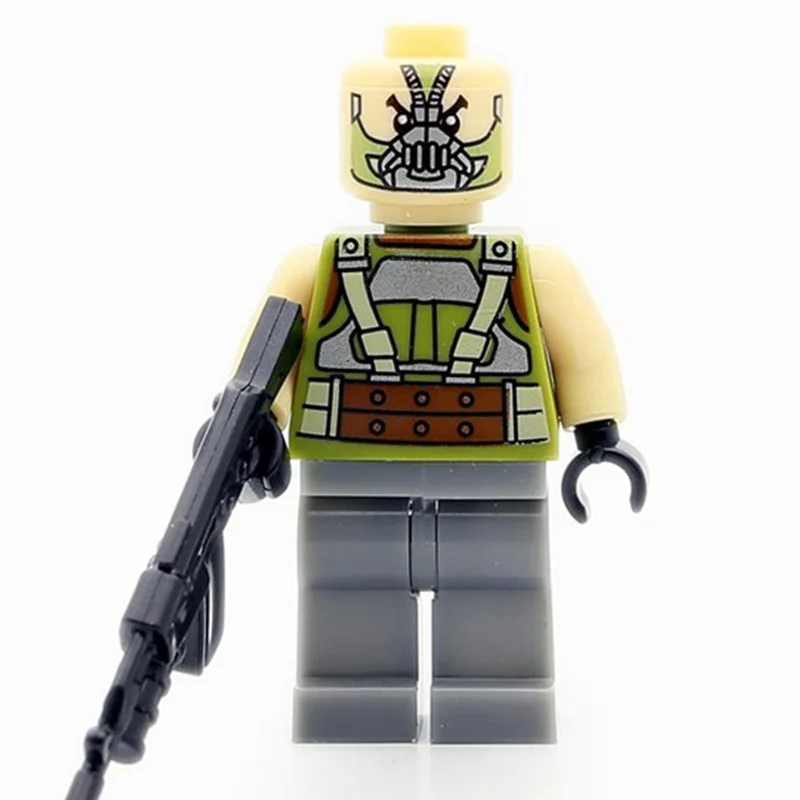 Goede Enkele Verkoop Bane met Wapen Batman DC SUPER HEROES DE AVENGERS Monteren minifig Model DIY Bouwstenen Kinderen Speelgoed Gift