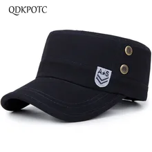 QDKPOTC классический плоский верх Для мужчин s хлопок военных Кепки s армии Hat Регулируемая Тактические Кепки зима теплая Шапки осень-зима для мужчин Кепки