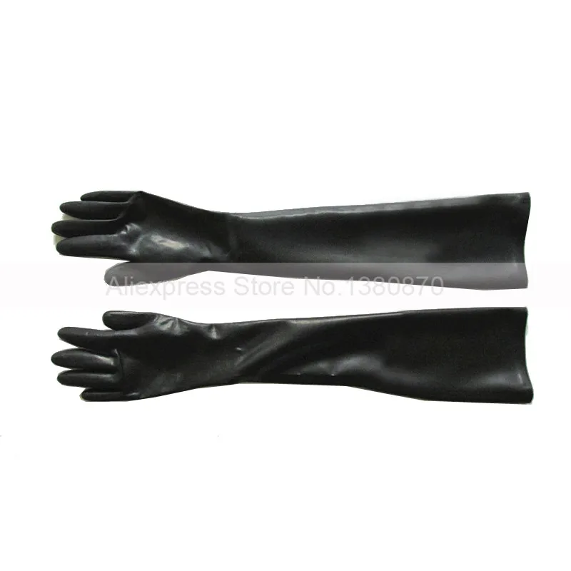 Длинные латексные перчатки s m, длинные руки, новинка,, мужские и женские латексные сексуальные фетиш Простые перчатки s m l размер S-LA106